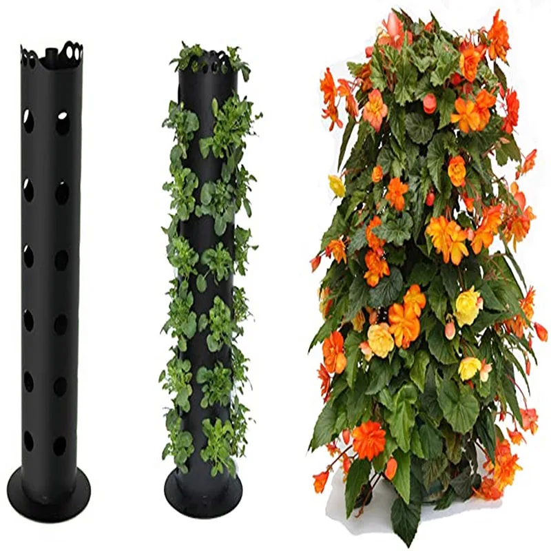 

Flower Pot Freestanding Flower Tower Standing Plant Flower Tower Garden Plant Container Garden Decoration Outdoor