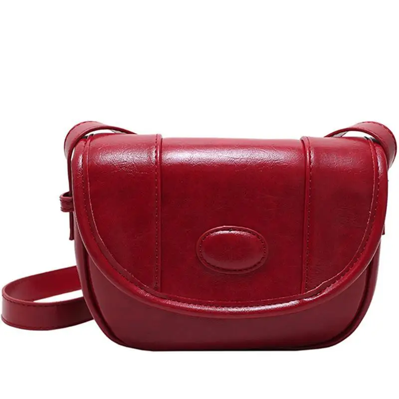

Simple Fashion Crossbody Bags For Women Winter New Waist Pack Solid Color Ladies Handbags Mini Saddle Bag Brand Shoulder Bag