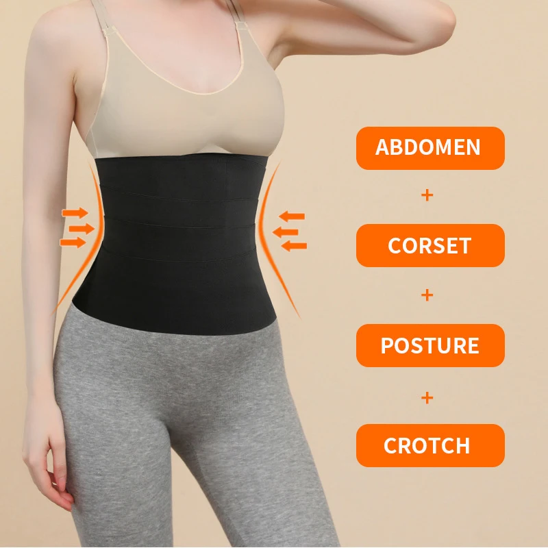 

Body Shapewear Women's Corset Slimming Corset for Back Support Wrap Lumbar Waist Support Belt Adjustable Comfortable Back Braces