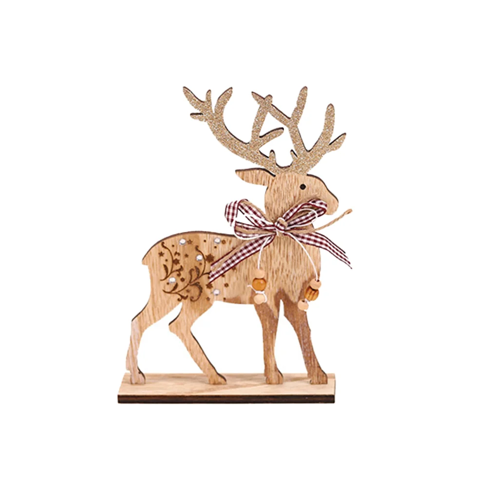 

1pc Elk Creative Christmas Elk Ornaments Gift Elk Craft Layout Supplies for Showcase