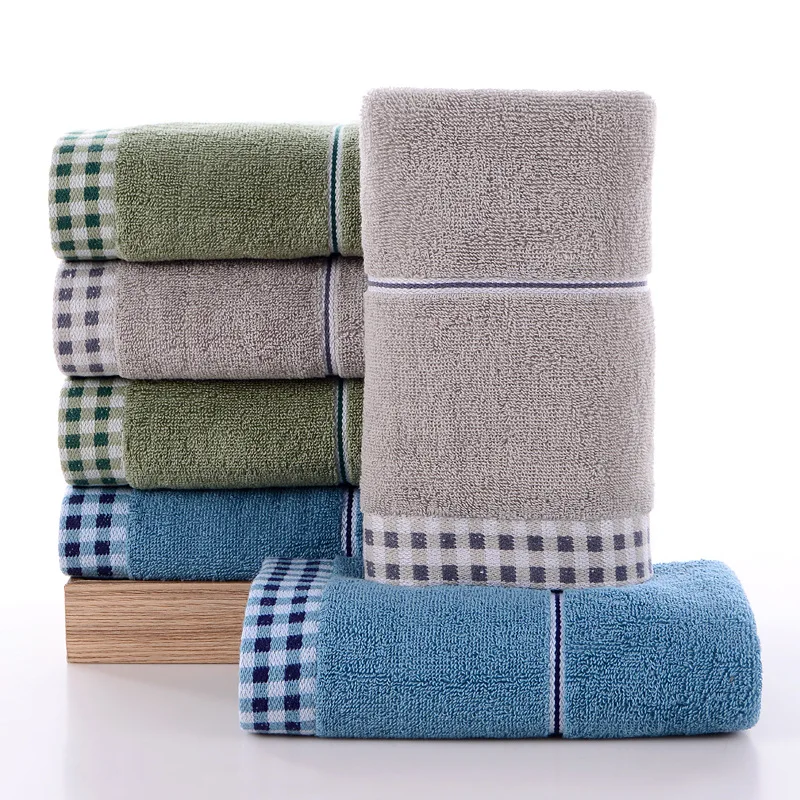 

Pure Cotton 40*90 Lengthened and Enlarged Towel Bath Towel Sports Towel Household Adult Bath Towel 150g Factory Direct Sales