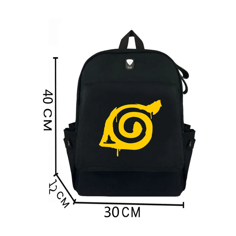 Дорожный рюкзак с аниме-рисунком для мужчин и женщин Холщовый ранец косплея