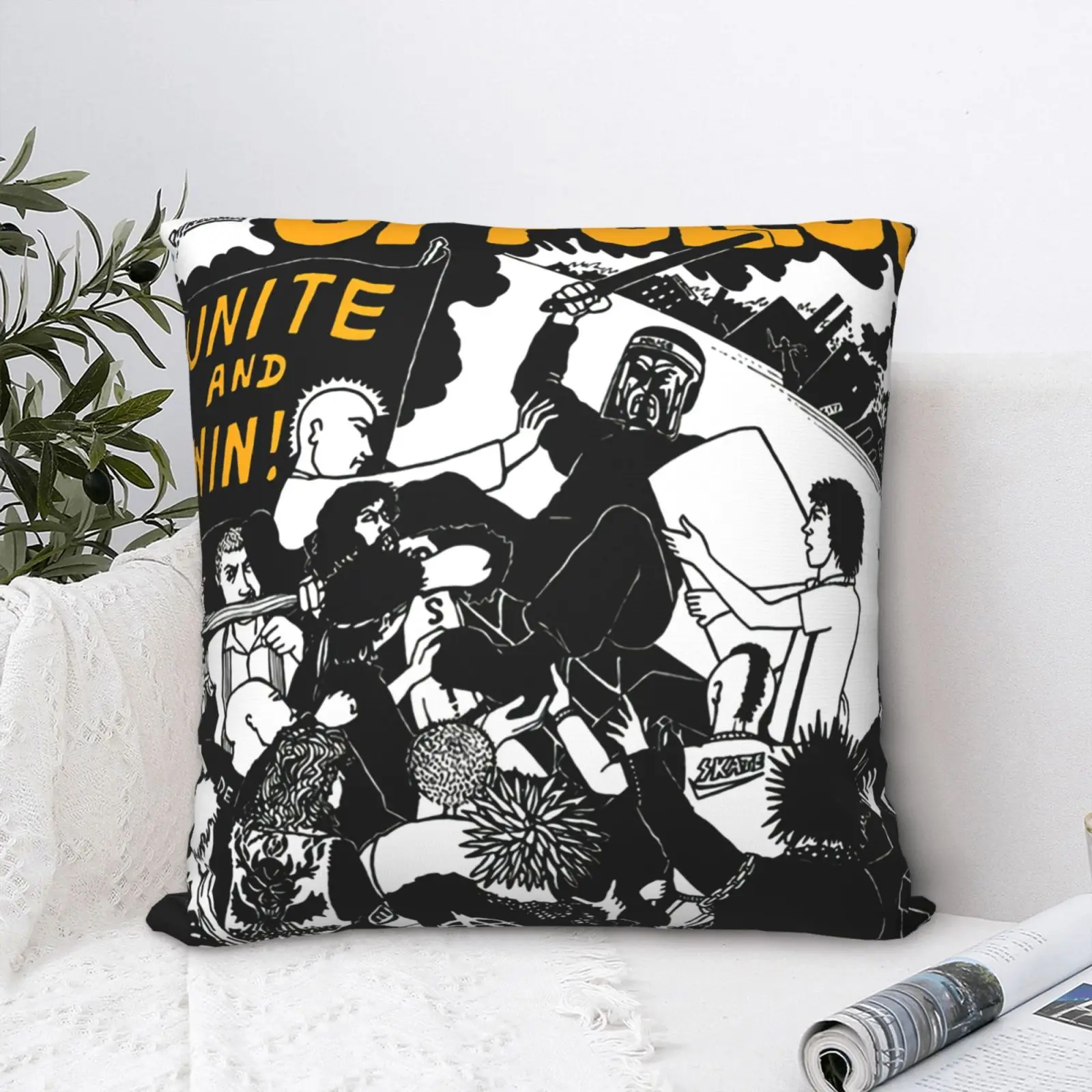 

Oi Polloi Unite And Win 1987 Pillow Case Case On The Pillow Pillow Covers Pillow Case Pillow Case White Bedroom Cushions Cover