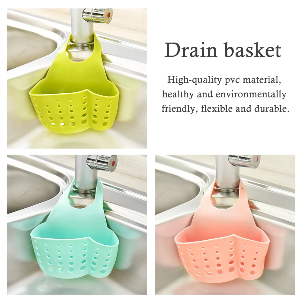 

Holder Sink Shelf Soap Sponge Drain Rack Bathroom Suction Cup Kitchen Organizer kitchen Accessories Wash