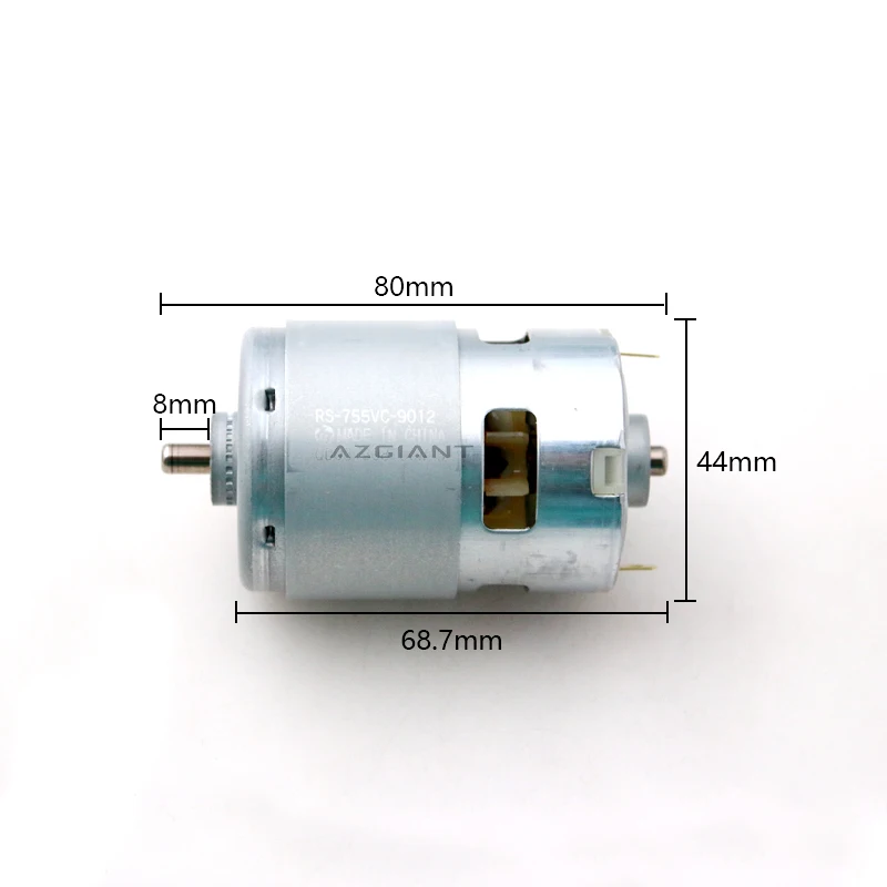 Оригинал для Mabuchi RS-755VC-8016 9012 DC 12V-18V высокоскоростной электродвигатель |