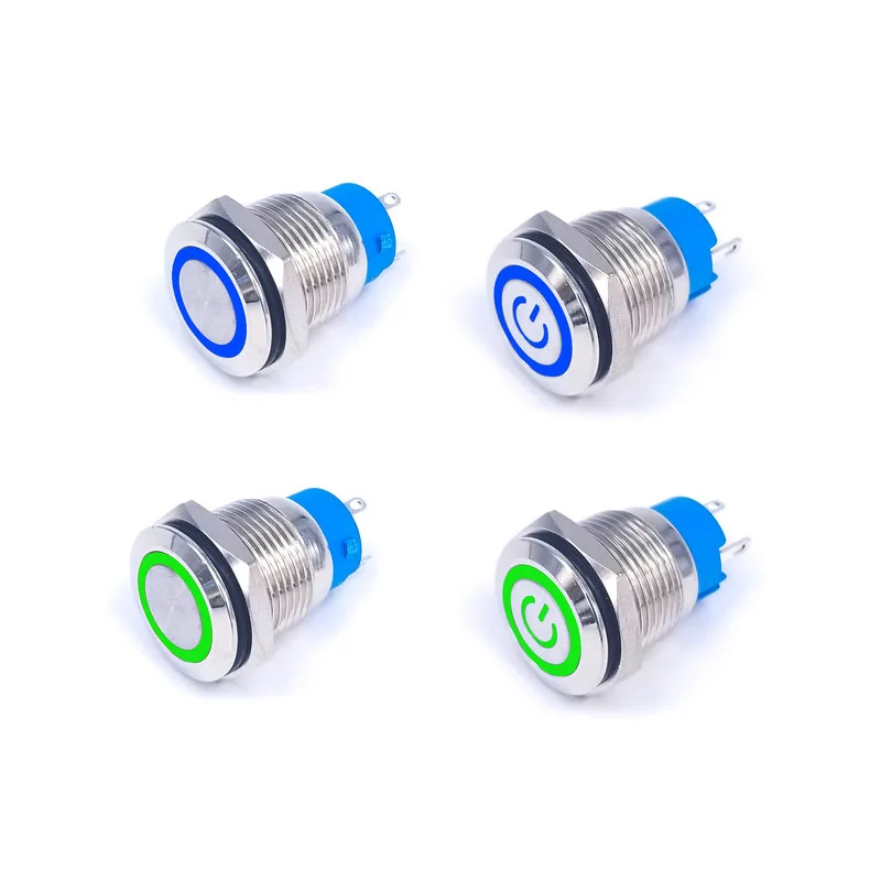 

16mm Metal Push Button Switch Self-loking Momentary Button Switch 220V 24V