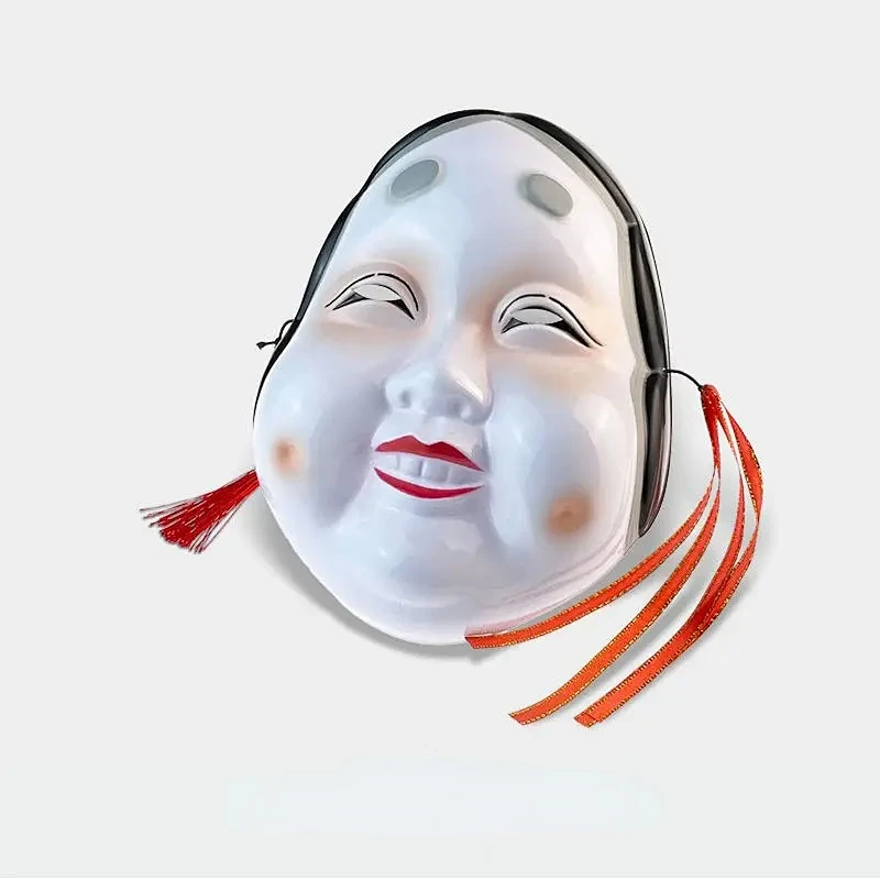 Японская традиционная серийная маска Noh для Хэллоуина пластиковые маскарадные