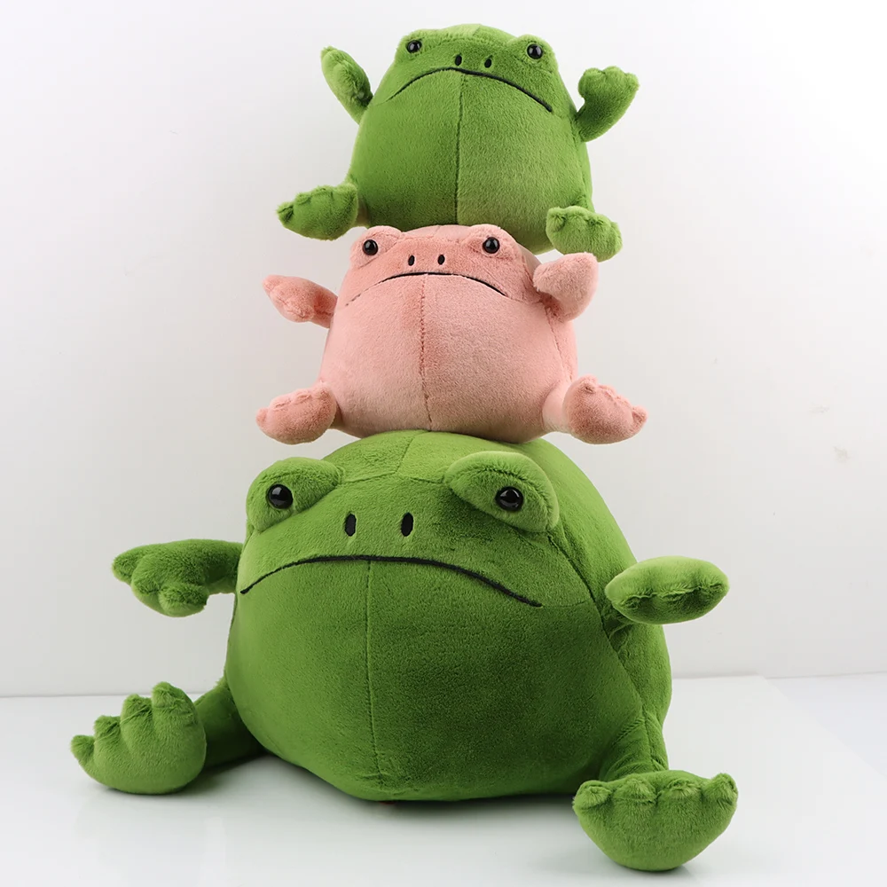 

30cm Kawaii Ricky Rain Frog Plush Toy Soft Stuffed Animal Doll Lovely Fat Frog Doll Baby Toys Plushie Gift Toy for Children Girl