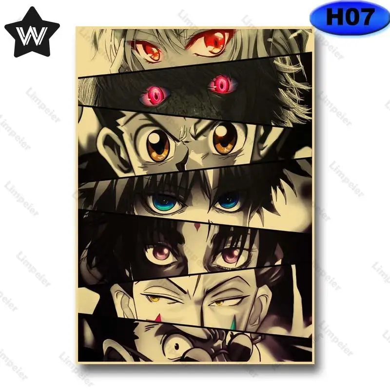 Японский аниме металлический жестяной знак в винтажном стиле Оловянный Плакат