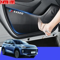 for chery exeed txl 2020 2021 2022 car styling pu leather door anti kick pad protection side edge film protector accessories