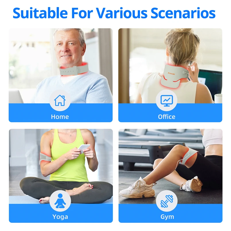 Frovab согревающая подушечка для сжигания жира всего тела AllEVA красный световой