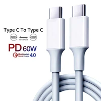 heouyiuo fast 5a type c to type c cable pd 60w charging cable for phone ipad pro macbook pro usb type c to usb c fast charger