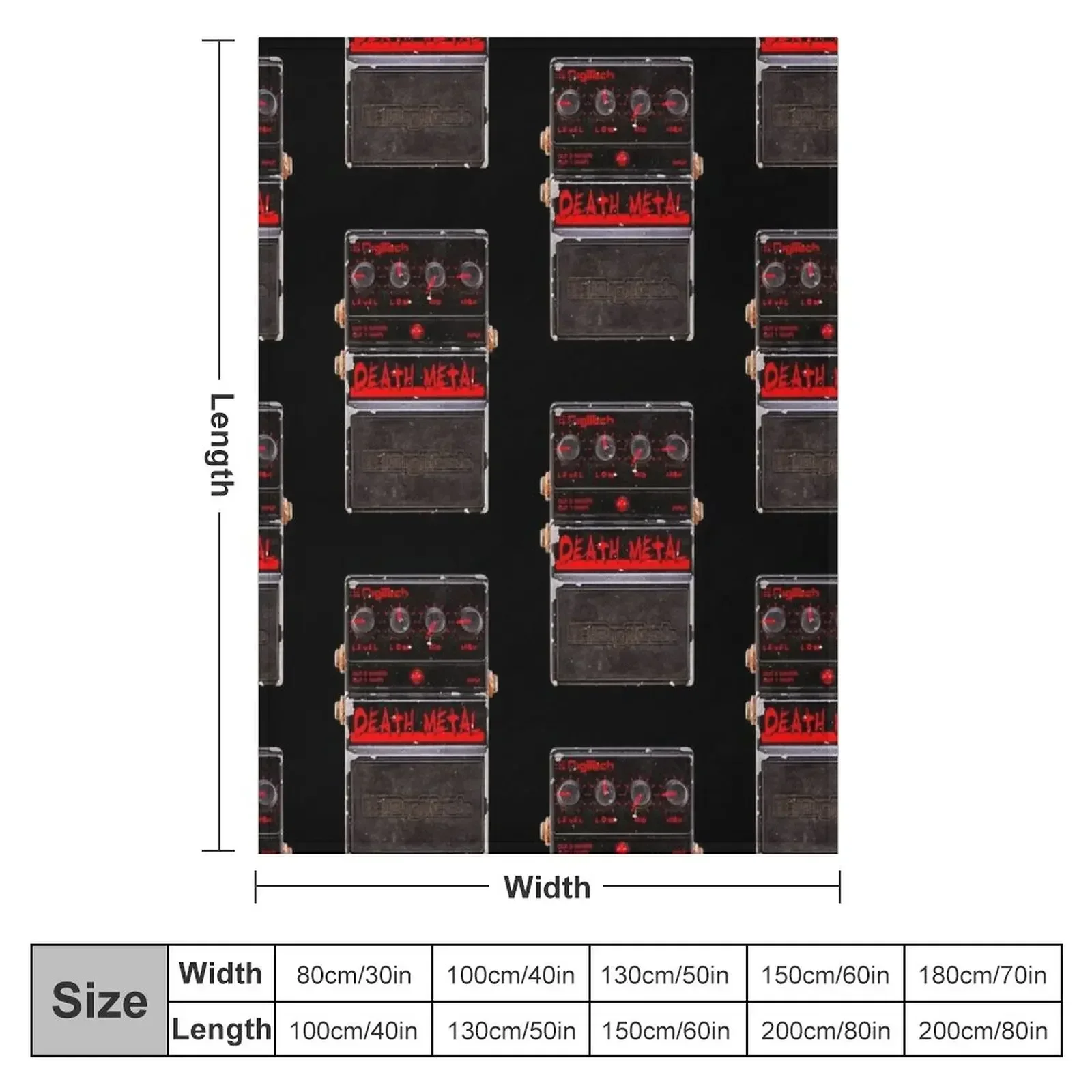 Новинка металлическая педаль Digitech Death для гитары винтажное одеяло одеяла и