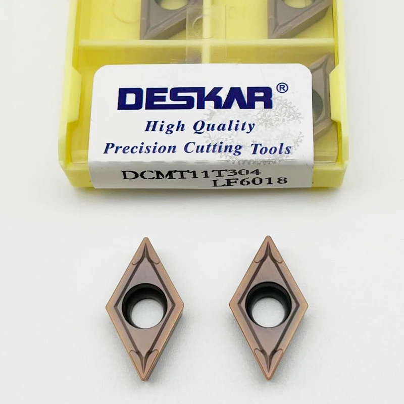 Фото Твердосплавные вставки DCMT DCMT070204 DCMT070208 DCMT11T304 DCMT11T308 MV Токарная вставка Лезвие токарного станка с ЧПУ для нержавеющей стали №5