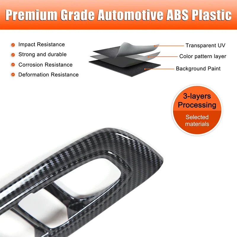 Для Subaru Forester 2019-2024 ABS углеродное волокно автомобильное оконное стекло