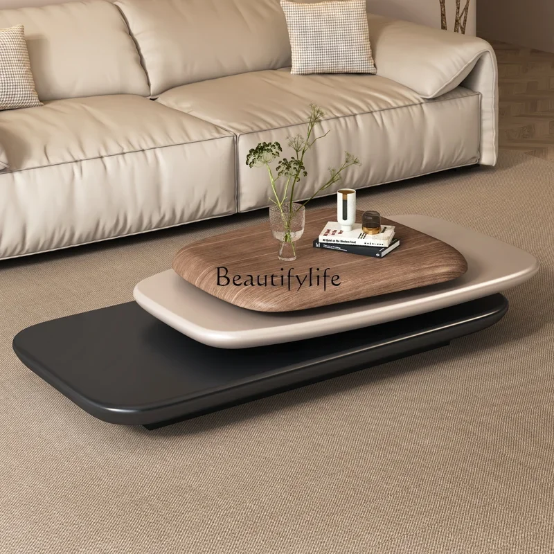 Овальный вращающийся журнальный столик Villa для дома креативный подвесной