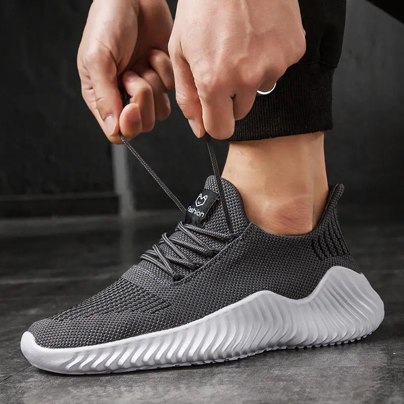 

Мужские кроссовки для бега, дышащие удобные кроссовки, мужские теннисные кроссовки, легкая повседневная спортивная обувь, мужская нескольз...