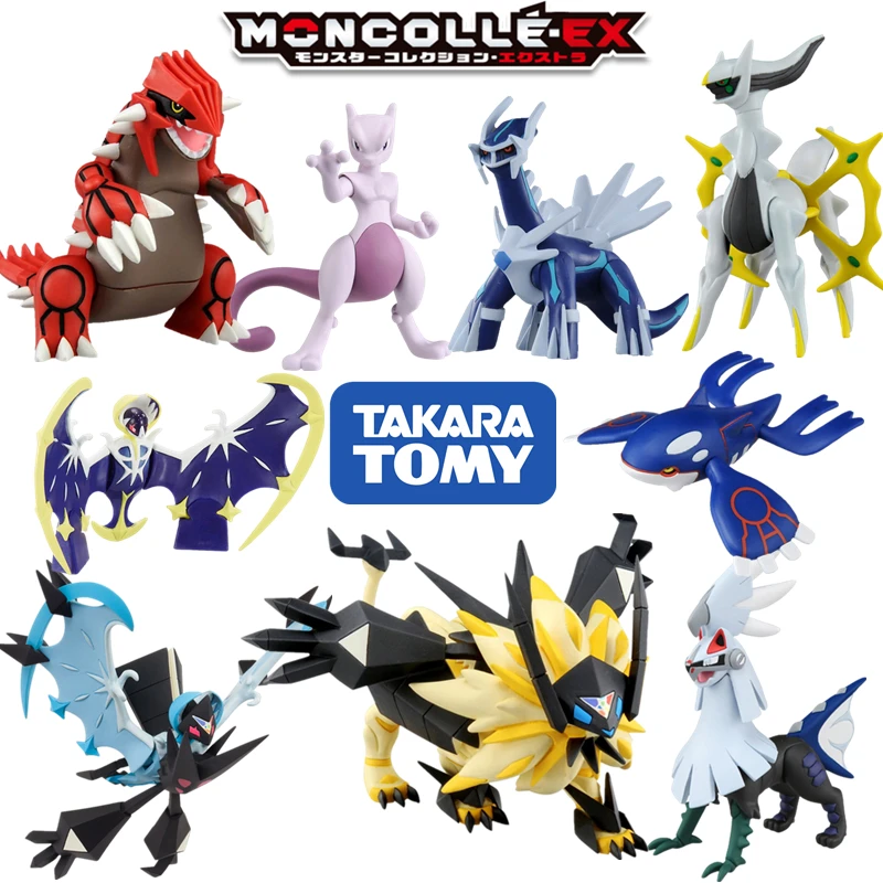 TOMY Pokemon Arceus Yveltal Reshiram Giratina Necrozma Kyurem Eternatus Rayquaza Mewtwo ПВХ фигурка Коллекционная модель