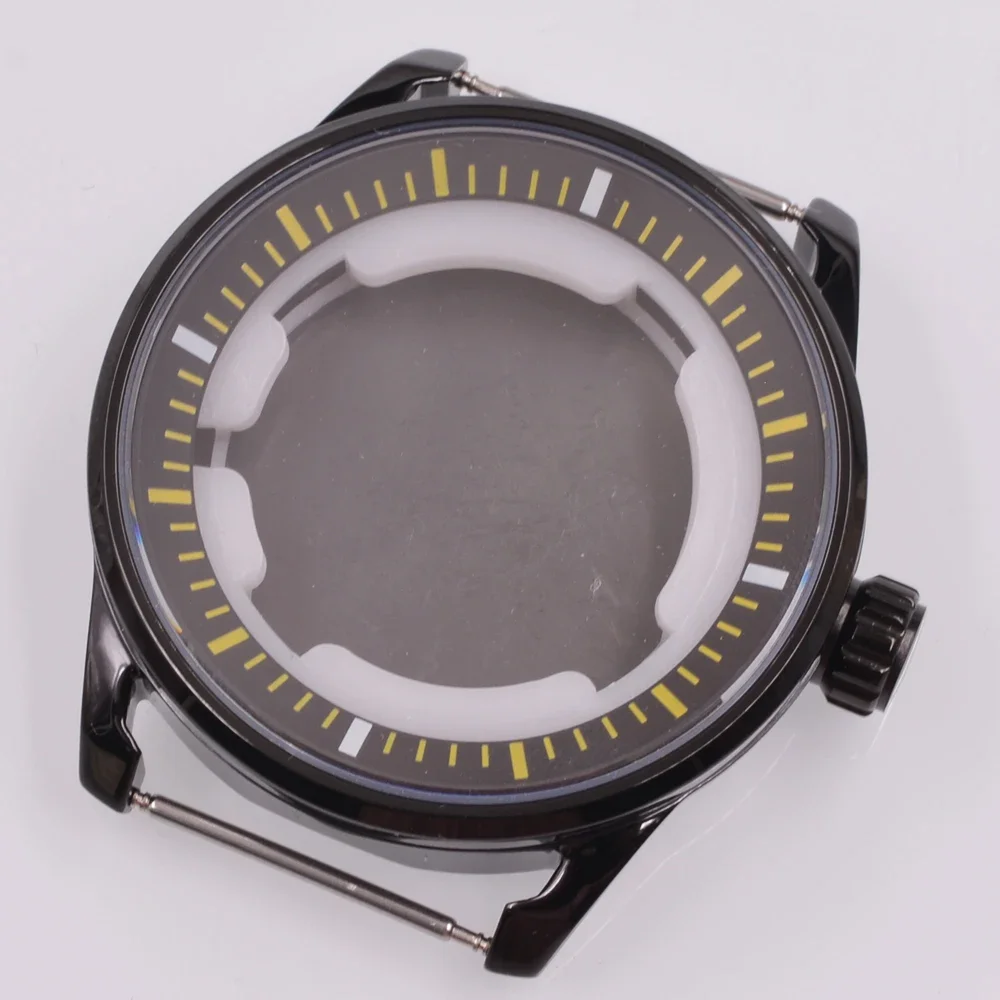 Часы из нержавеющей стали с сапфировым стеклом 44 мм