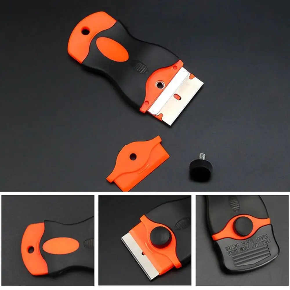 

Plastic Steel Handle Razor Scraper Ceramic Glass Oven Window Tinting Tool Blade Car & Window Tint Ceramic Glass Scraper
