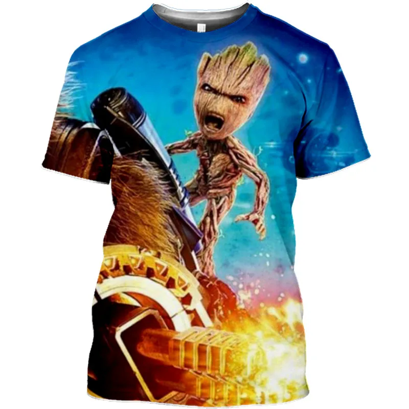 Футболка детская с супергероями из фильма стражи Галактики Топ и футболка 3D