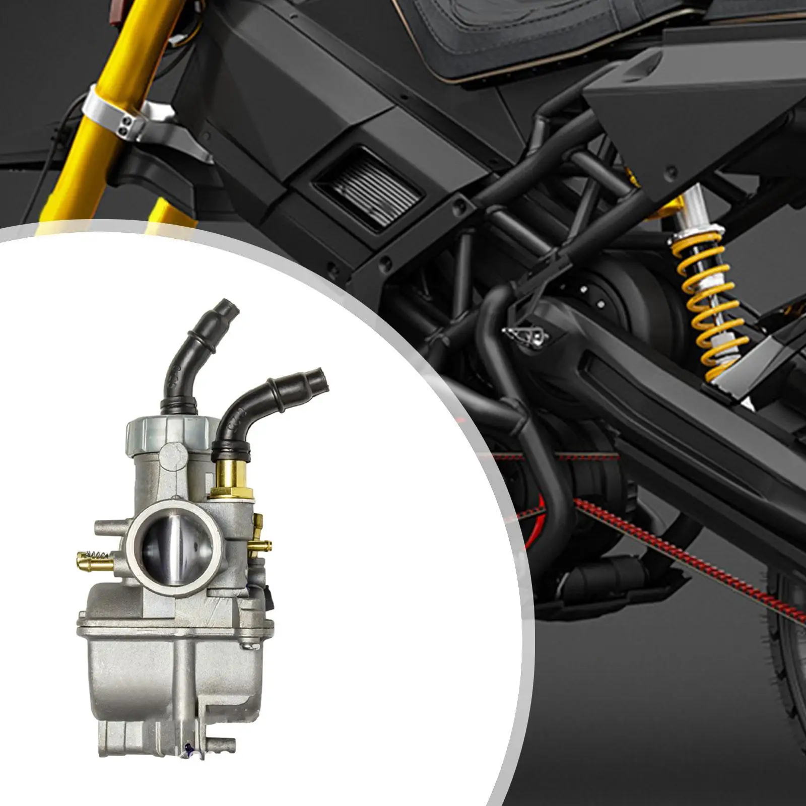 Карбюраторные серебряные аксессуары совместимые с фитингами Nsr 50-125cc PE24