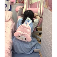 kawaii backpack sanrio bag melody cinnamoroll babycinnamoroll kuromi soft girl plush portable backpack student