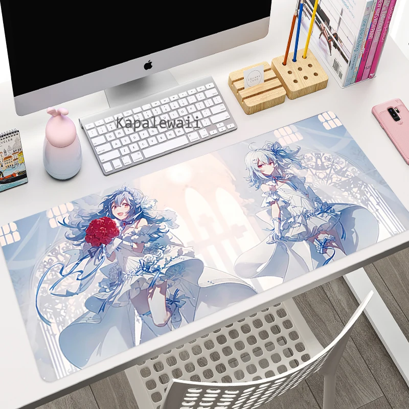kawaii gaming accessories mousepads computer laptop gamer extended mouse mat large anime mouse pad rubber keyboards table mat free global shipping