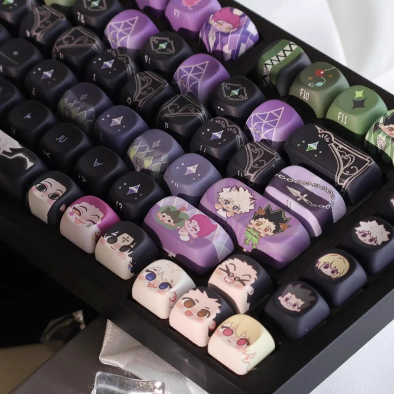 Hunter×Hunter колпачки для ключей милые вишни/МОА 142 клавиши Pbt индивидуальные