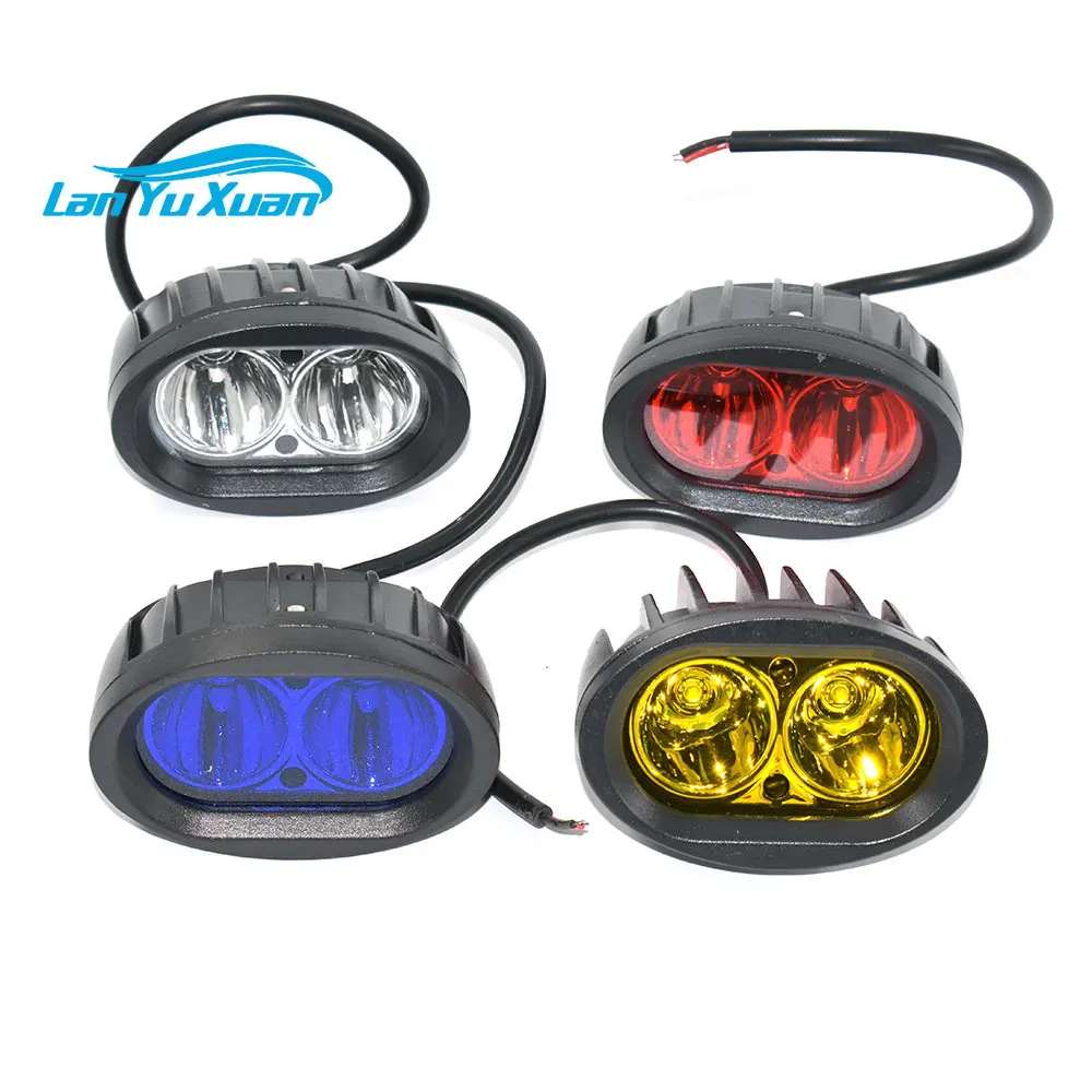 Moto Led Light 20W Night Outdoor LED Super Bright Durable Universal Motorcycle Headlight For Modification Accessories