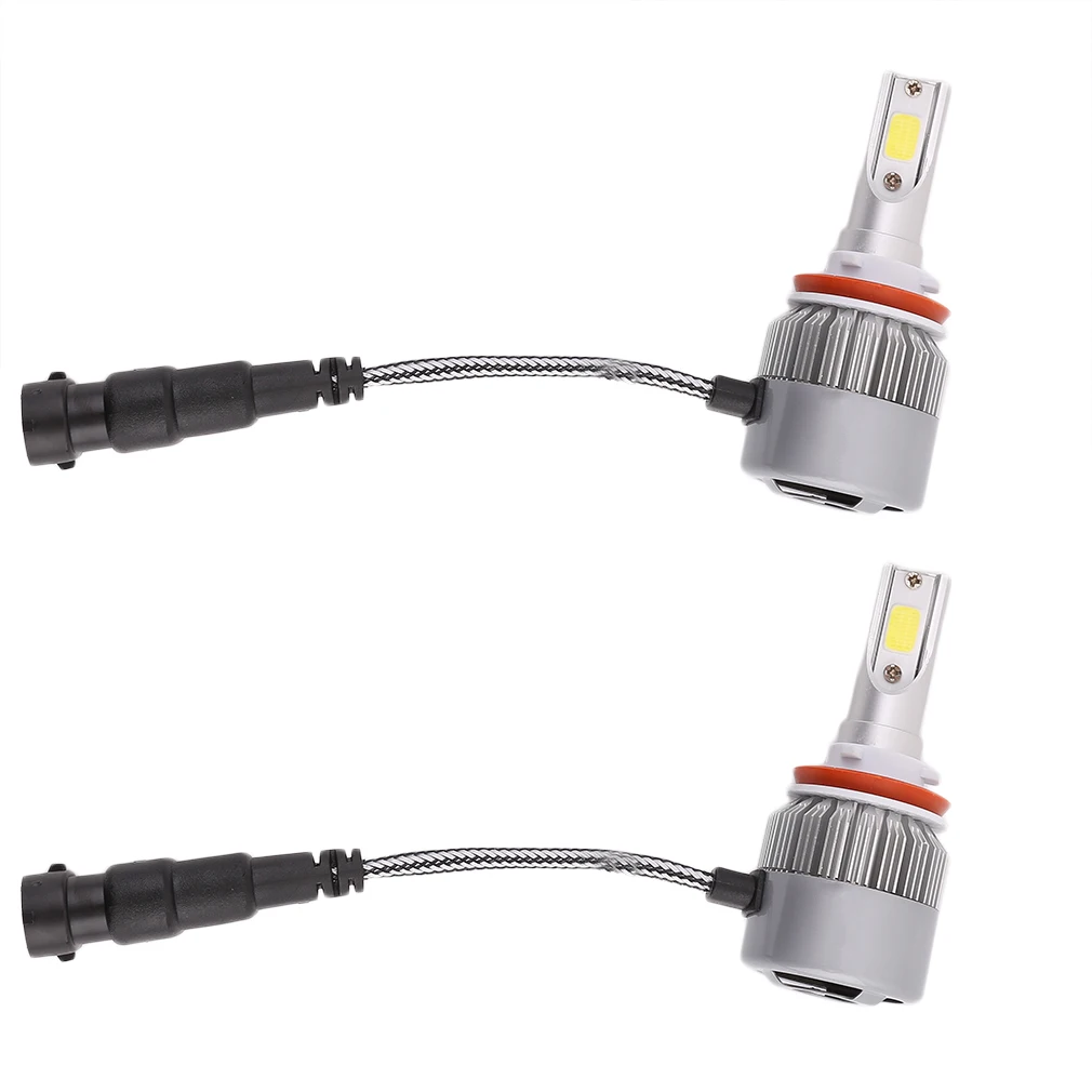 

1 пара, Автомобильные светодиодные лампы C6 H10 9005 s 6000 лм 12-24 в 80 Вт к