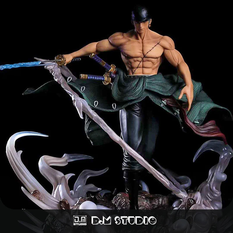 

One Piece Figure Santoryu Roronoa Zoro PVC Model Replaceable hand head Anime Collection Toy Over Size Action Figure Statue Scene