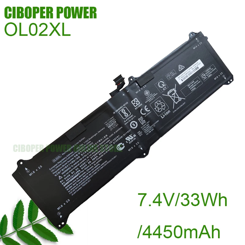 CP аккумулятор для ноутбука OL02XL 7 4 В/4450 мАч/33 Втч серии EliteBook Elite X2 1011 G1 HSTNN-DB5Z OL02033XL