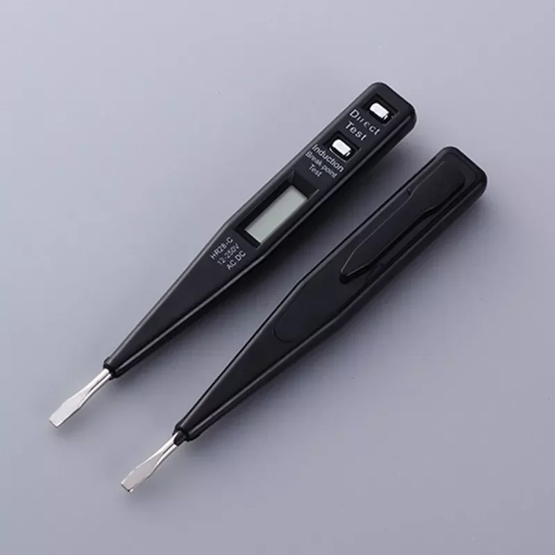 

Electric Indicator Voltage Meter Tester Pen Digital Voltmeter 12V-250V Socket Wall AC/DC Power Outlet Detector Sensor Tester Pen