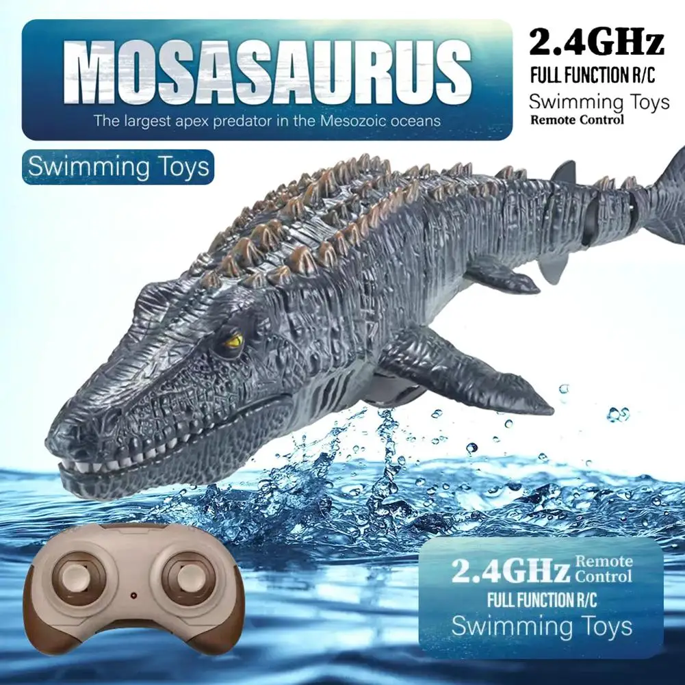 

Динозавр с дистанционным управлением для мосазавра, подводная лодка на радиоуправлении, спрей для воды для бассейна, озера, ванной комнаты, ...