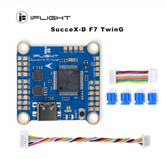 

Контроллер полета IFlight SucceX-D F7 TwinG V2.1 (версия HD) с разъемом USB Type-C 30,5*30,5 мм для системы FPV гоночного дрона