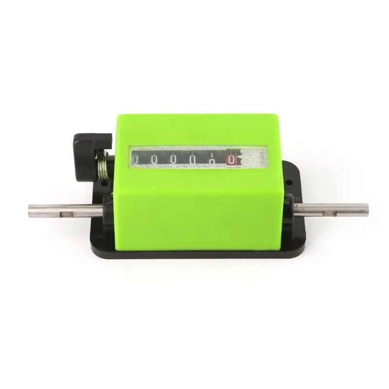 

JM316 Rotation Counter Meter Wheel Rolling Wheel Type Counter Textile Machinery Meter Counting Measuring Length 367D