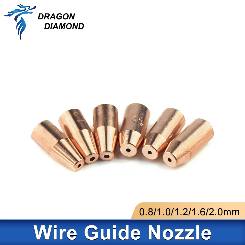 

10 шт. Лазерная ручная направляющая для Сварочного Провода, насадка для лазерного провода M5 TIG для QILIN Ospri SUP WSX HANWEI HW970 Raytools