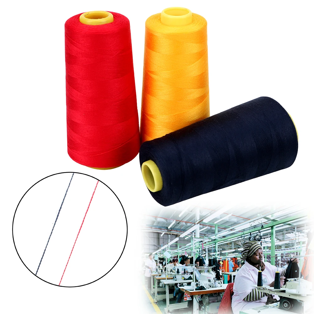 

3000Y Handmade Sewing Thread Sewing Accessory Sewing Thread Machine Yarn 40S/2 Threads Abrasion Resistance Hand Stitching