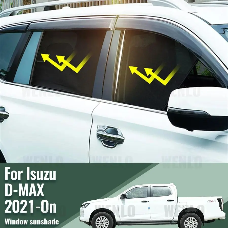 Для Isuzu D-MAX 2021 2022 2023 2024 рамка лобового стекла занавеска магнитный автомобильный
