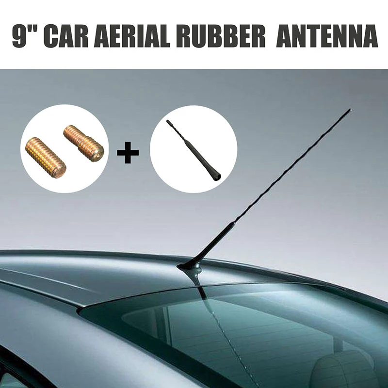 

9" AM FM ANTENNA MAST Roof Sting Radio Aerial Bee For TOYOTA NISSAN BMW Ford New