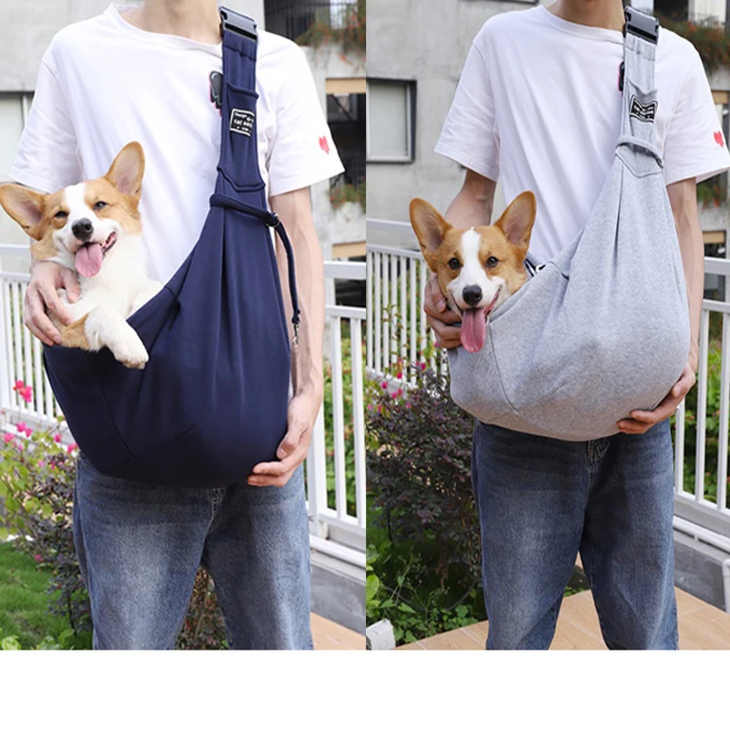 

Pet Puppy Carrier Bag Cats Outdoor Travel Shoulder Bag Portable Single Comfort Sling Handbag Tote Pouch Kitten Corgi Transport