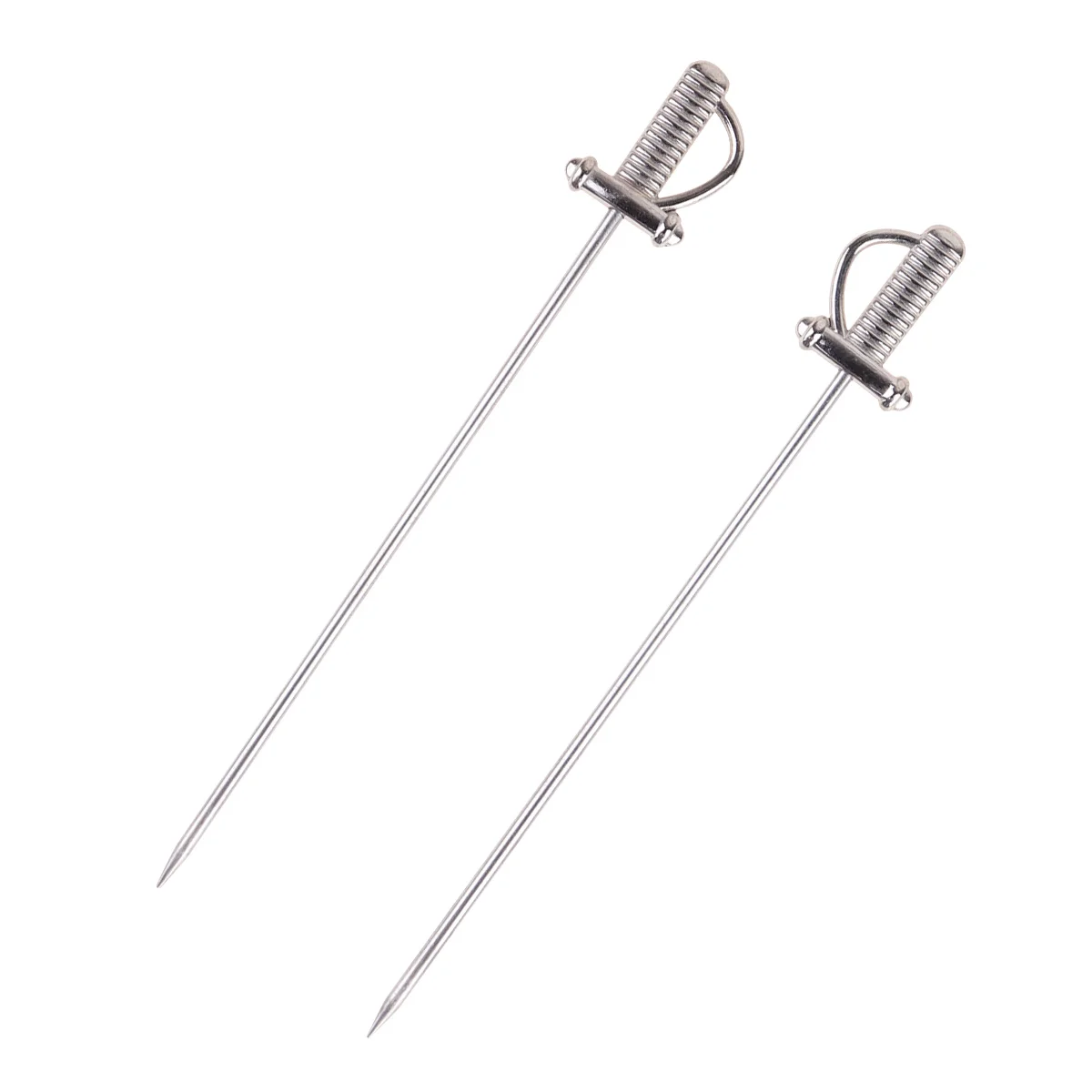 

Picks Cocktail Fruit Skewers Metal Sticks Toothpicks Drinkreusable Steel Appetizer Garnish Stainless Martini Drinks Cocktails