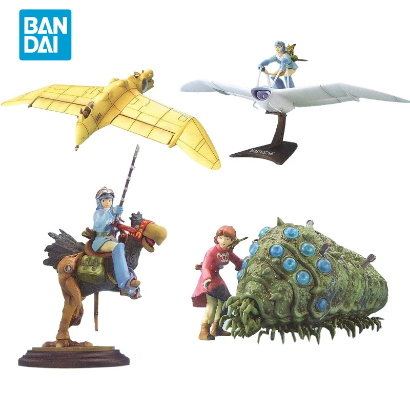 

Bandai Original Anime Nausicaä of The Valley of The Wind Action Figure Chocobo Glider Laputa Flaptter Toys Model Gifts for Kids