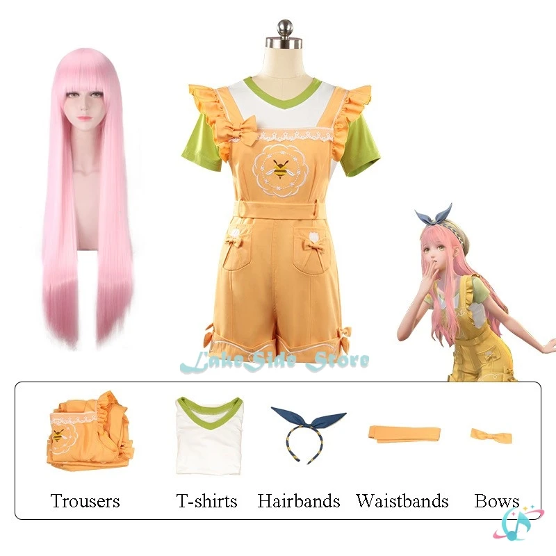Бесконечность Никки Косплей Игра Аниме Костюм Желтый Милый Комбинезон Униформа