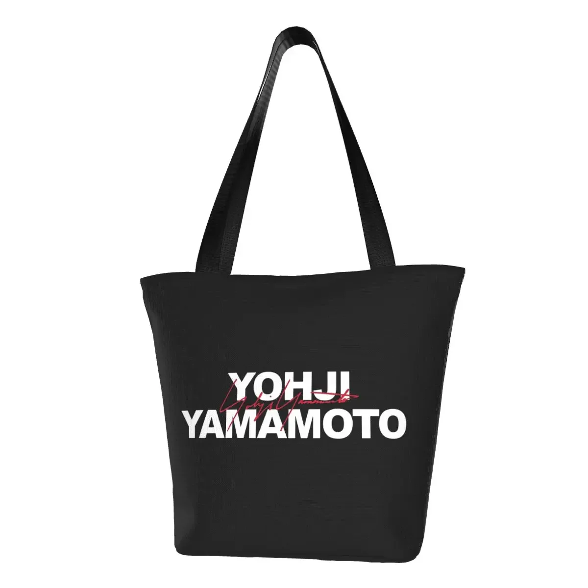 

Шоппер Yohji Yamamoto для продуктов, сумки для покупок, Женская милая Холщовая Сумка через плечо, вместительные сумки