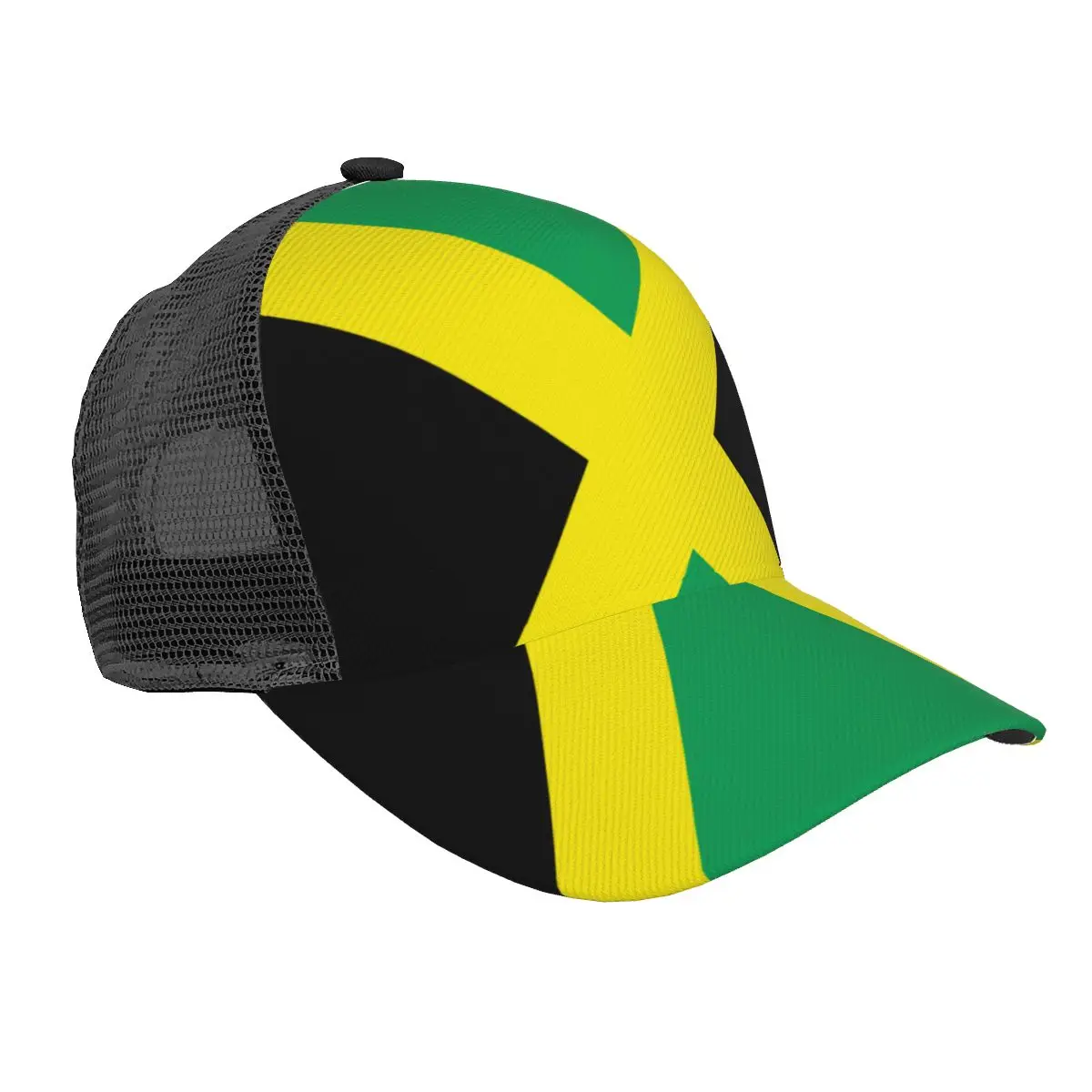 

Summer Unisex Baseball Cap Male Female Breathable Mesh Snapback Hat Jamaica Flag Casual Sport Hat