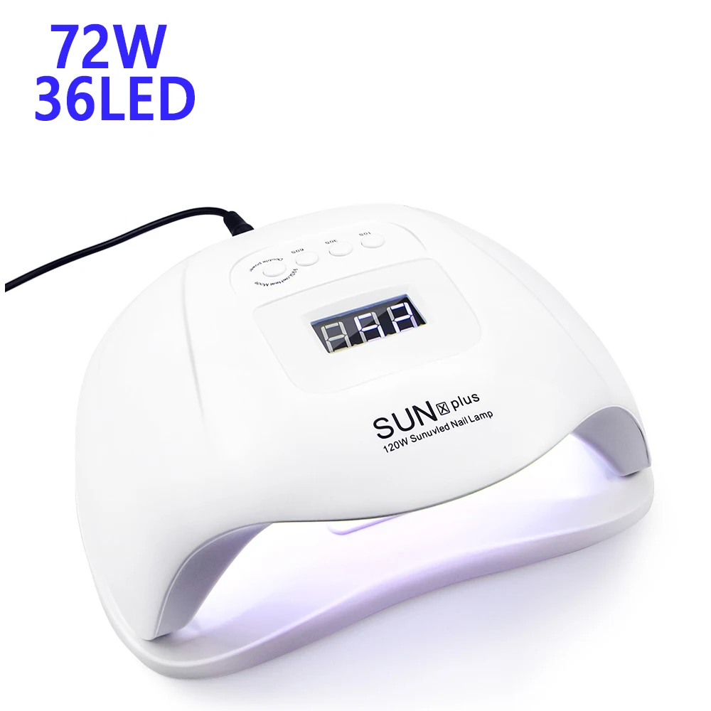 

72W Nail Dryer UV LED Nail Lamp with 36 Pcs Leds For Manicure Gel Nail Dryer Drying Nail Polish Lamp Auto Sensor Manicure Tools