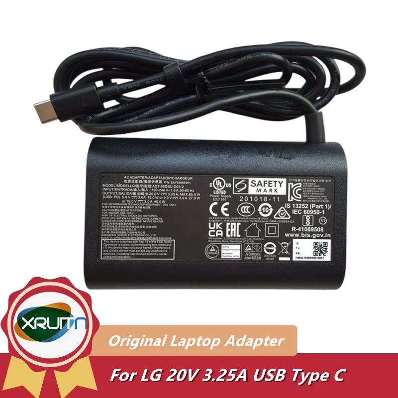Power Charger For Lg Gram 17z90q 16z95pd 17z90p-k.adc9u1 Eay65895901ead62565305