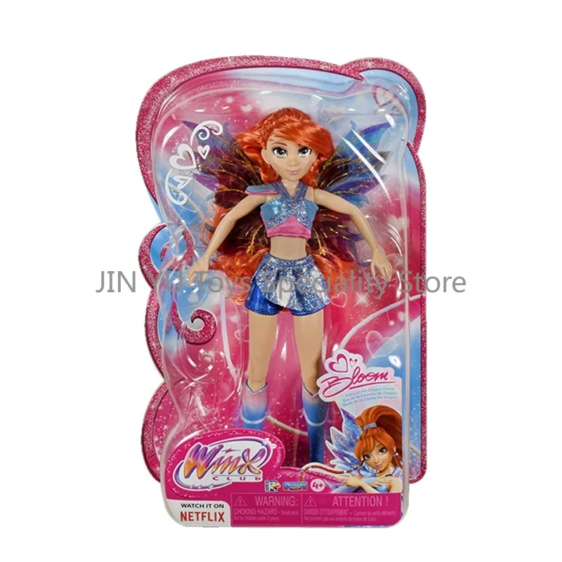 Фото Коллекционные куклы Winx Club 2025: 6 модных фей, 10,5 дюймов, с крыльями и мерцающими нарядами. Игрушки для девочек: Блум, Стелла, Флора. №2